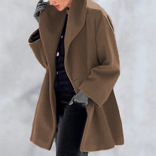 Load image into Gallery viewer, Plus Size Oversized Wool-Like Coat