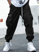 Load image into Gallery viewer, Men’s Multi‑Pocket Drawstring Cargo Pants