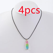 Load image into Gallery viewer, Women's Transparent Geometric Diamond Crystal Necklace