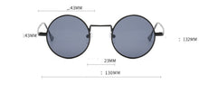 Load image into Gallery viewer, Steampunk Sunglasses – Retro Round Gothic Shades