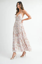 Load image into Gallery viewer, Floral Print Tiered Cami Maxi Summer Dress – Floral Maxi Dress, Tiered Maxi Dress, Cami Maxi Dress, Breezy Summer Dress, Bohemian Maxi Dress