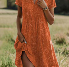 Load image into Gallery viewer, Ethnic Print Midi Dress – Scoop Neck Geometric Pattern Boho Dress