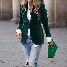 Load image into Gallery viewer, Women’s Slim-Fit Notch-Lapel Blazer
