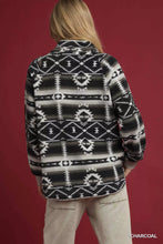 Load image into Gallery viewer, Umgee Aztec Print Sherpa Pullover