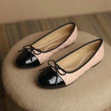Load image into Gallery viewer, Women's Classic Egg-Roll Edge Slip-On Flats – Chanel-Inspired Round Toe Pumps
