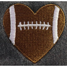 Load image into Gallery viewer, Football Heart Baseball Cap — Gifts for Women & Men