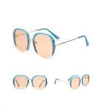 Load image into Gallery viewer, Large Half Frame UV400 Sunglasses – Colorful Fashion Shades