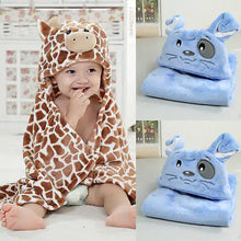 Load image into Gallery viewer, Baby's Hooded Bath Towel