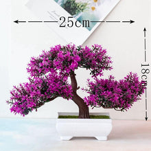 Load image into Gallery viewer, Fake Artificial Pot Bonsai Potted Simulation Table Ornaments For Garden Party Hotel Office Decor Fake Flowers Arrangements for Home Decoration