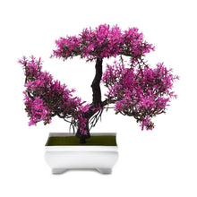 Load image into Gallery viewer, Fake Artificial Pot Bonsai Potted Simulation Table Ornaments For Garden Party Hotel Office Decor Fake Flowers Arrangements for Home Decoration