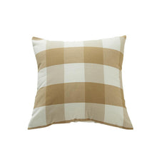 Load image into Gallery viewer, Farmhouse Plaid Striped Linen Cotton Pillow Covers Outdoor Plaid Square Pillow Cushion Case Cotton Linen Throw Pillow Covers Sofa Chair Decorative Cotton Cushions Cover Red Green Blue Pillowcase