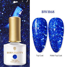 Load image into Gallery viewer, Fashion 2022 New Womens Colorful Nail Gel Polish Modern Glitter Pink Purple UV Diamond Stylish Design Nail Colors Gel For Girls and Women In Shinny Trend Color