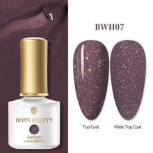 Load image into Gallery viewer, Fashion 2022 New Womens Colorful Nail Gel Polish Modern Glitter Pink Purple UV Diamond Stylish Design Nail Colors Gel For Girls and Women In Shinny Trend Color