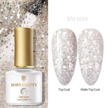 Load image into Gallery viewer, Fashion 2022 New Womens Colorful Nail Gel Polish Modern Glitter Pink Purple UV Diamond Stylish Design Nail Colors Gel For Girls and Women In Shinny Trend Color
