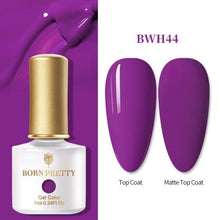 Load image into Gallery viewer, Fashion 2022 New Womens Colorful Nail Gel Polish Modern Glitter Pink Purple UV Diamond Stylish Design Nail Colors Gel For Girls and Women In Shinny Trend Color