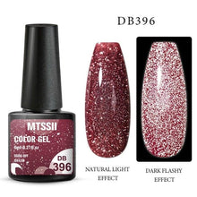 Load image into Gallery viewer, Fashion 2022 Reflective Glitter Gel Nail Polish 8 Colors Sparkling Auroras Permanent UV Diamond Gel Nail Polish Gel For Girls and Womens