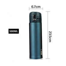 Load image into Gallery viewer, Fashion 500ml Stainless Steel Insulated Cup Coffee Tea Thermos Bottle Thermal Water Bottle Travel Drink Bottle Tumbler Warm Water Container Coffee Keeper Tea Keeper Camping Travel Coffee Tea Milk Mug Kitchen Dining Set Reusable Water Bottle