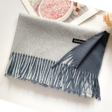 Load image into Gallery viewer, Fashion Autumn Winter Warm High Quality Long Soft Cashmere Hijabs Scarves Dot Pattern Tassels Elegant Thicken Wrap Shawl Ladies Lightweight Escharpe Soft Wool Cashmere Muffler For Women