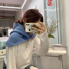 Load image into Gallery viewer, Fashion Balaclava Shawl Women Winter Hat Soft Knitted Hooded Neck Collar Cap Beanie Hat Warm Scarf Unisex Bonnet Hooded Scarf Hat Face Hooded Cowl Neckerchief with Drawstring Soft Balaclava Pullover Knitted Beanie for Adults Men Women Ski Caps