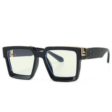 Load image into Gallery viewer, Fashion Black Design Stylish Sunglasses For Men & Women Square Shape Driving Eyewear Classic Luxury Style Sun Glasses For Men Women Anti Blue Light Sun Glasses For Summer