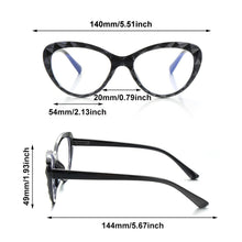 Load image into Gallery viewer, Fashion Cat Eye Eyeglasses For Women Men Flexible Portable Anti Blue Rays Glasses Computer Glasses Optical Eyewear For Men And Women Optical Eyewear Fashionable Eyewear