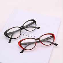 Load image into Gallery viewer, Fashion Cat Eye Reading Glasses Women Lightweight Eyeglasses Frame Protection Eyewear Computer Goggles And Non Prescription Frame Ladies Eyewear Women Eyeglasses Hyperopia Presbyopia Eyewear 1.0 1.5 2.0 2.5 3.0 3.5 4.0