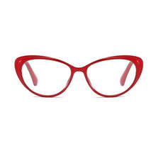 Load image into Gallery viewer, Fashion Cat Eye Reading Glasses Women Lightweight Eyeglasses Frame Protection Eyewear Computer Goggles And Non Prescription Frame Ladies Eyewear Women Eyeglasses Hyperopia Presbyopia Eyewear 1.0 1.5 2.0 2.5 3.0 3.5 4.0