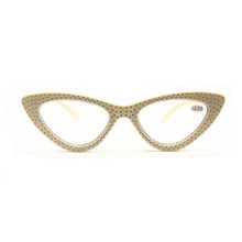 Load image into Gallery viewer, Fashion Classic Cat Eye Reading Glasses Eye Protection Eyewear Computer And Non Prescription Frame Eyewear Men Women Women Lightweight Diamond Eyeglasses Hyperopia Optical Spectacle Female