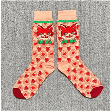 Load image into Gallery viewer, Fashion Colorful Print Socks Women Mushroom Spring Woman Socks Cotton Socks For Women Cotton Men's and Women's Printed Funky Socks - Unisex Mid Crew Length Breathable Pure Cotton Super Soft Quirky Prints Socks