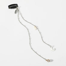 Load image into Gallery viewer, Fashion Elegant Women Lady Rhinestone Shell Crystal Tassel Long Chain Beads Dangle Hairpin Side Clip Gorgeous Hair Accessories For Women