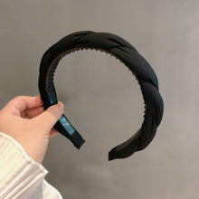 Load image into Gallery viewer, Fashion Hair Band Twist Solid Color Folds Pattern Hair Hoop Headbands Designer Hairband Gorgeous Hair Accessories For Women