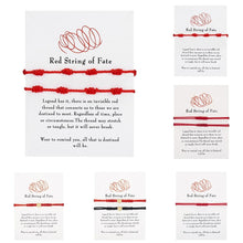 Load image into Gallery viewer, Fashion Handmade 7 Knots Red String Bracelet For Protection Lucky Amulet Friendship Braid Rope Wristband Good Luck Protection Bracelet Amulet For Protection Gift For Women Men Boys
