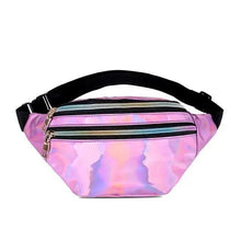 Load image into Gallery viewer, Fashion Holographic Women Waist Bags Modern Fanny Pack Adjustable Belt Bag Excellent Design Waist Packs Chest Phone Pouch