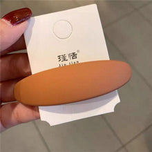 Load image into Gallery viewer, Fashion Matte Geometric Hair Clip Elegant Women Barrettes Hairpins Ponytail Holder Hairgrips Headwear Gorgeous Hair Accessories For Women