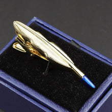 Load image into Gallery viewer, Fashion Metal Men Tie Clip Golden Musical Instrument Shape Simple Bar Clasp Luxury Fashion Necktie Tie Clips Bar Variety Pattern Mens Suit Wedding Gift Unique Tie Clip