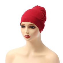 Load image into Gallery viewer, Fashion Modal Under Scarf Hijab Turban Cap Cotton With Band Adjustable Inner Hijab cap Muslim Turban Hijab Cap For Women