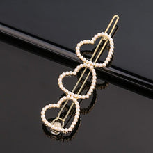 Load image into Gallery viewer, Fashion Pearl Hair Clip Women Girls Elegant Design Triangular Star Round Hairpin Barrette Hair Pins Ponytail Gorgeous Hair Accessories For Women