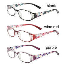 Load image into Gallery viewer, Fashion Print Reading Glasses Women Men Anti Blue Light Glasses Computer Goggles Eye Protection For Men And Women Portable High-definition Lens Retro Magnifier Eyewear Diopter +1.0~+4.0