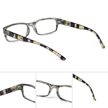 Load image into Gallery viewer, Fashion Print Reading Glasses Women Men Anti Blue Light Glasses Computer Goggles Eye Protection For Men And Women Portable High-definition Lens Retro Magnifier Eyewear Diopter +1.0~+4.0