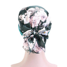 Load image into Gallery viewer, Fashion Printed Flowers Soft Beanie Turban Hat Inner Hijabs Cap Muslim Head Scarf Turban Bonnet Ladies Wrap Under Hijab Caps For Women