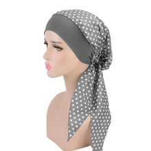 Load image into Gallery viewer, Fashion Printed Flowers Soft Beanie Turban Hat Inner Hijabs Cap Muslim Head Scarf Turban Bonnet Ladies Wrap Under Hijab Caps For Women