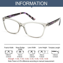 Load image into Gallery viewer, Fashion Reading Eyeglasses Men Women High Definition Transparent Optical Eyewear Anti Blue Eye Protection Eyeglasses Transparent Optical Eyewear With Diopter +1.0~+ 4.0