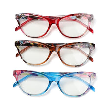 Load image into Gallery viewer, Fashion Reading Eyeglasses Men Women High Definition Transparent Optical Eyewear Anti Blue Eye Protection Eyeglasses Transparent Optical Eyewear With Diopter +1.0~+ 4.0