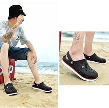 Load image into Gallery viewer, Fashion Sandals Mens Clogs Slippers Soft Bottom Beach Sandals Clog Comfortable Breathable Ankle-Wrap Lightweight Hiking Summer Walking Water Beach Shoes