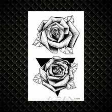 Load image into Gallery viewer, Fashion Small Sexy Black Temporary Waterproof Tattoo Cute Star Heart Tattoos Sticker Body Finger Tattoo For Kids Womens