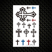 Load image into Gallery viewer, Fashion Small Sexy Black Temporary Waterproof Tattoo Cute Star Heart Tattoos Sticker Body Finger Tattoo For Kids Womens