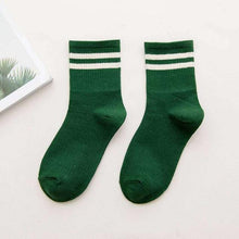 Load image into Gallery viewer, Fashion Socks Cotton Rainbow Color Black And White Christmas Gift Classic Warm Casual Tide Harajuku Funny Cute Pop Korean Socks Short Socks For Men And Women