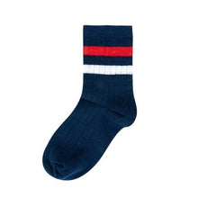 Load image into Gallery viewer, Fashion Socks Cotton Rainbow Color Black And White Christmas Gift Classic Warm Casual Tide Harajuku Funny Cute Pop Korean Socks Short Socks For Men And Women