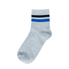 Load image into Gallery viewer, Fashion Socks Cotton Rainbow Color Black And White Christmas Gift Classic Warm Casual Tide Harajuku Funny Cute Pop Korean Socks Short Socks For Men And Women