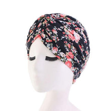 Load image into Gallery viewer, Fashion Soft Cotton Print Inner Headdress Lightweight Turban Elegant Bonnet Hijab Caps Arab Wrap Hijab Headscarf Hat For Woman